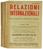 Relazioni Internazionali. Settimanale di Politica Estera. Anno 1942