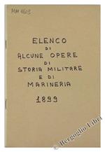 Elenco di Alcune Opere di Storia Militare e di Marineria