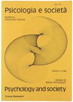 Psicologia e Società. Rivista di Psicologia Sociale. XX (Xli), 1-2, 1993