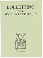 Bollettino della Società Letteraria. ClXXIv. Anno 1982 N. 5/6