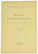 Rendiconti del Seminario Matematico. Vol. 13° (Anno Accademico 1953-54)