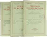 Periodico di Matematiche. Storia, Didattica, Filosofia. Serie Iv. Vol.XXXIX. Annata 1961