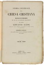 Storia Universale Della Chiesa Cristiana. Volume Terzo (Di 5)