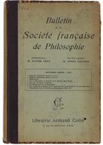 Bulletin De La Societe' De Philosophie. Septième Année: 1907