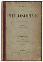 Revue De Philosophie Paraissant Tous Les Mois. Sixième Année - Viii : Janvier À Juin 1906