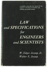 Law And Specifications For Engineers And Scientists