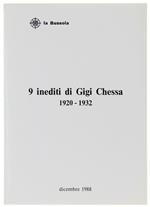 9 Inediti Di Gigi Chessa 1920-1932