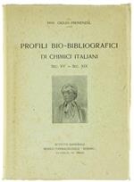 Profili Bio-Bibliografici Di Chimici Italiani. Sec. Xv. Sec. Xix