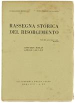 Rassegna Storica Del Risorgimento. Anno Xxiv. Fasc. Iv. Aprile 1937