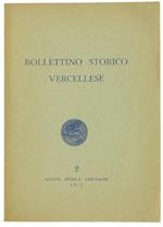Bollettino Storico Vercellese N. 2 (Anno Ii. N. 1)