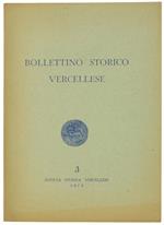 Bollettino Storico Vercellese N. 3 (Anno Ii. N. 2)