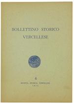 Bollettino Storico Vercellese N. 4 (Anno Iii. N. 1)