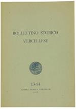 Bollettino Storico Vercellese N. 13-14 (Anno Viii - N. 1-2)