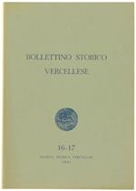 Bollettino Storico Vercellese N. 16-17 (Anno X. N. 1-2)