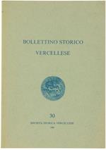 Bollettino Storico Vercellese N. 30 (Anno Xvii. N. 1)