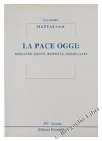 La pace oggi: domande gravi, risposte stimolanti