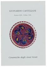 Leonardo Castellani. Ceramiche Anni Venti