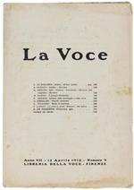 La Voce. Anno Vii. N. 9. 15 Aprile 1915