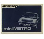 Austin Mini Metro - Manuale Uso e Manutenzione