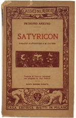 Satyricon. Romanzo D'avventure E Di Costumi