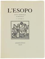 L' Esopo. Rivista Trimestrale Di Bibliofilia. N. 3 - Settembre 1979