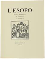 L' Esopo. Rivista Trimestrale Di Bibliofilia. N. 7 - Settembre 1980