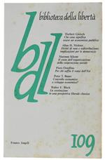 Biblioteca Della Libertà N. 109 - Aprile-Giugno 1990