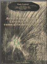 Achille Bonito Oliva: la critica d'arte come arte della critica