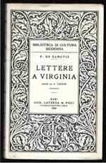 Lettere a Virginia edite da B. Croce