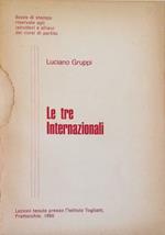 Le tre Internazionali Lezioni tenute presso l'Istituto Togliatti, Frattocchie Bozze di stampa riservate agli istruttori e allievi dei corsi di partito