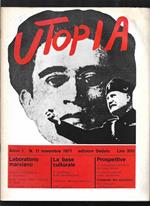 Utopia Diario mensile di problemi di cultura Anno I n. 11 novembre 1971