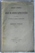 Saggio storico sulle origini del governo rappresentativo nei Regni di Castiglia, di Francia e d'Inghilterra