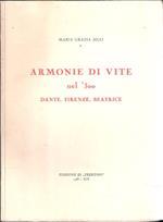Armonie Di Vite Nel '300 Dante, Firenze, Beatrice
