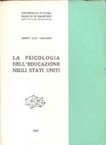 La Psicologia Dell'educazione Negli Stati Uniti