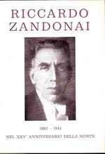 Commemorazione A Rovereto Di Riccardo Zandonai 1883-1944 Nel Xxvaniversario Della Morte