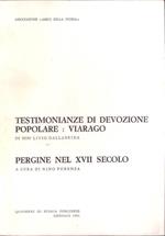 Testimonianze Di Devozione Popolare: Viarago - Pergine Nel Xvii Secolo