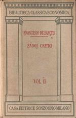 Saggi Critici Volume Secondo