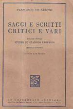 Saggi E Scritti Critici E Vari - Volume Ottavo - Studio Su Giacomo Leopardi