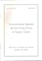 Amministrazione Separata Dei Beni Di Uso Civico Di Pergine-Centro