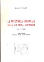 La Autonomia Regionale Nella Sua Prima Attuazione Appunti