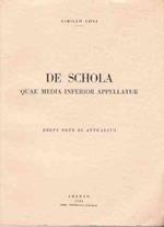 De Schola Quae Media Inferior Appellatur