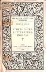 Storia Della Letteratura Inglese