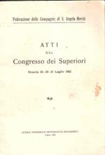 Atti Del Congresso Dei Superiori