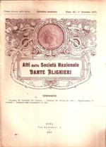Atti Della Società Nazionale Dante Alighieri Annata Completa 1917
