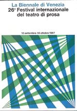 La Biennale Di Venezia 26festival Internazionale Del Teatro Di Prosa