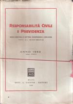 Responsabilità Civile E Previdenza Vol. Xxvii