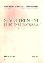 Studi Trentini Di Scienze Naturali - Annata Xli - Fasc. N. 2