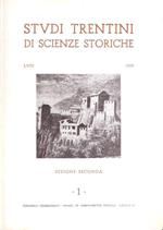 Studi Trentini Di Scienze Storiche 1/79 Sezione Seconda