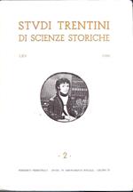 Studi Trentini Di Scienze Storiche 2. Lxv/86