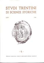 Studi Trentini Di Scienze Storiche 4/85